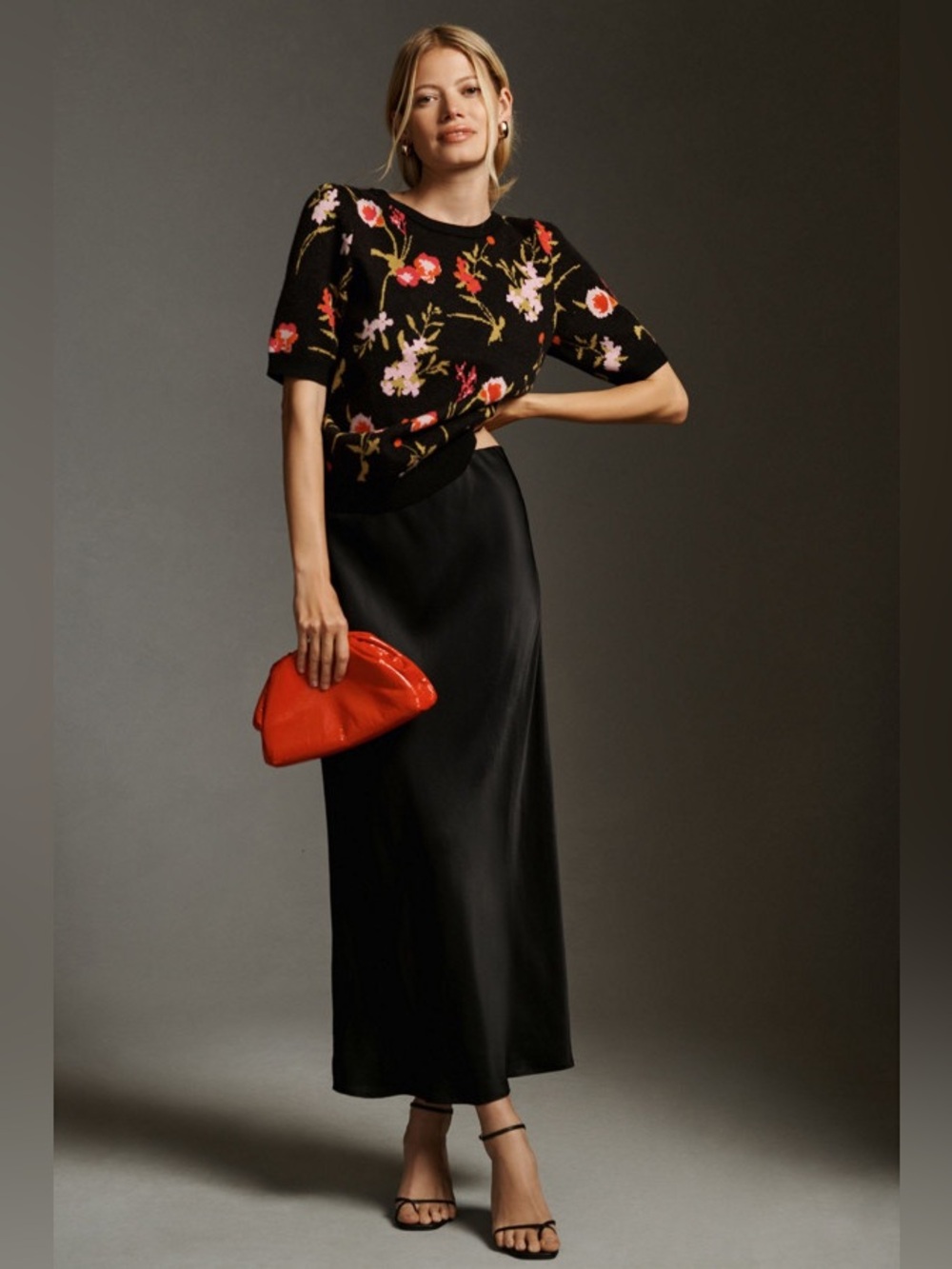 Anthropologie Maeve Harmon Jacquard Sweater